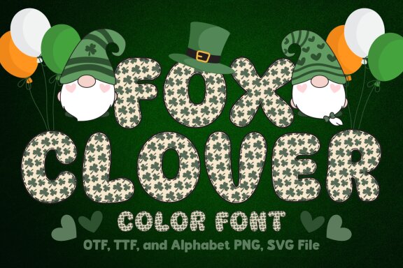 Fox Clover Color Font