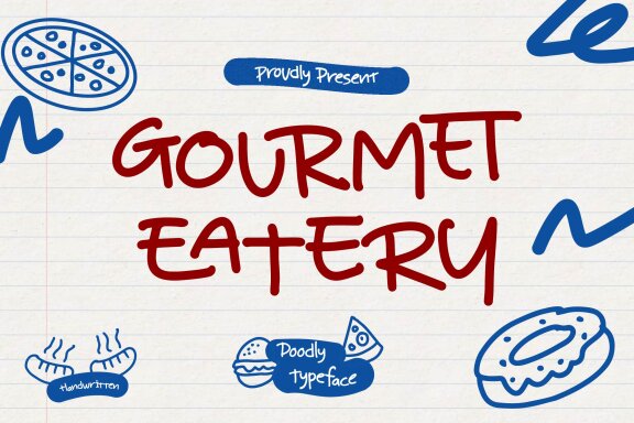 Gourmet Eatery | Doodle Typeface