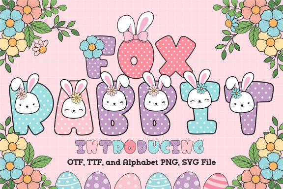 Fox Rabbit Color Font