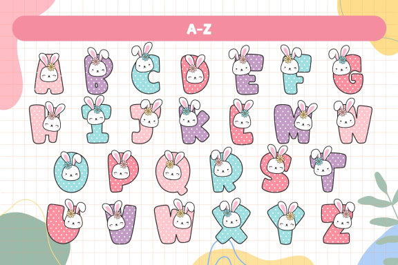 Fox Rabbit Color Font