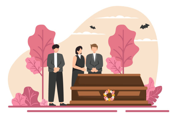 11 Funeral Ceremony Illustration