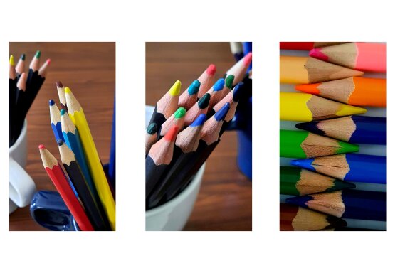 14 Colored pencils photos