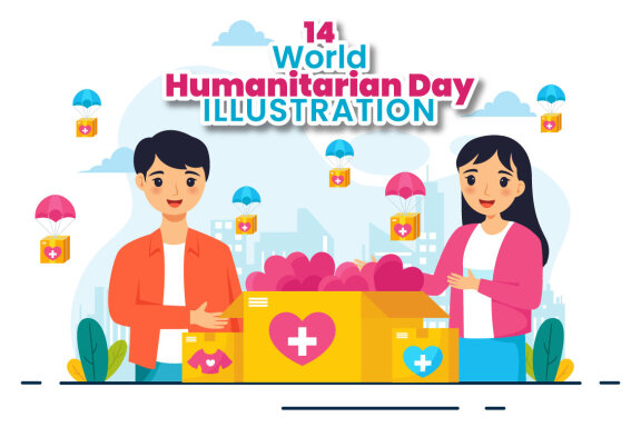 14 World Humanitarian Day Illustration