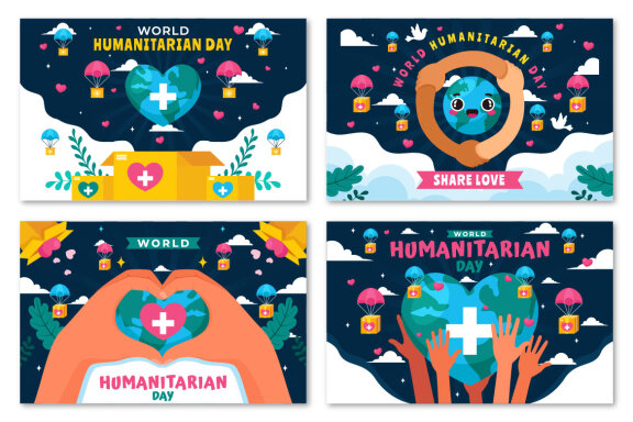 14 World Humanitarian Day Illustration