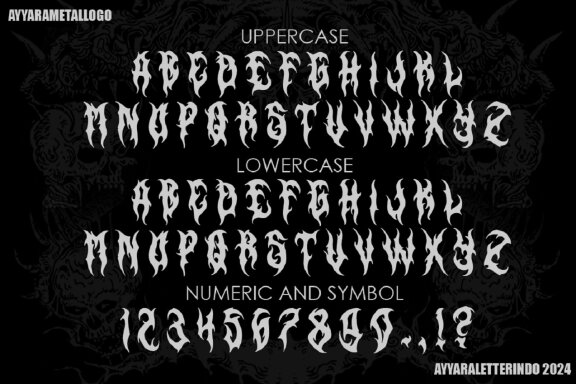 IMMOLATED FONT