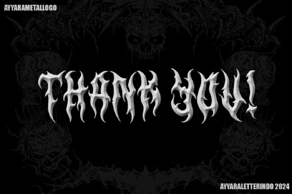 IMMOLATED FONT
