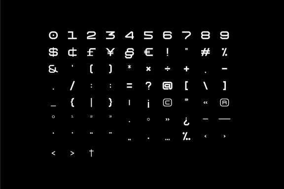 Enfonix - Stretch Font