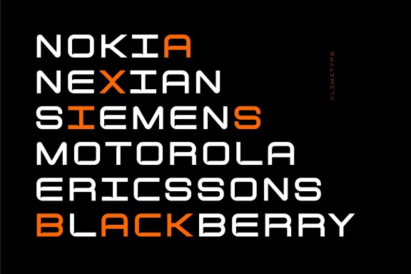 Enfonix - Stretch Font