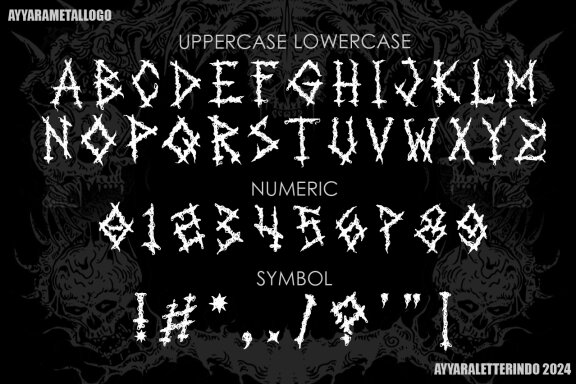 NAPALM | GRIND CORE FONT