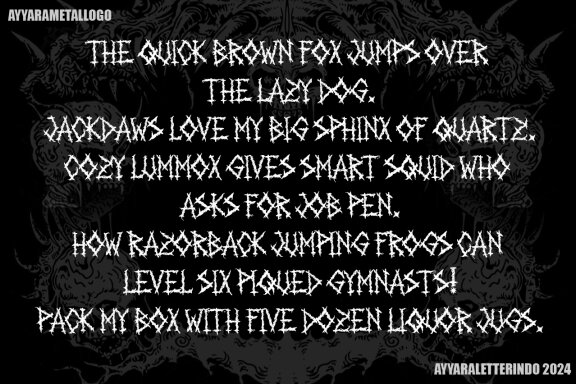 NAPALM | GRIND CORE FONT