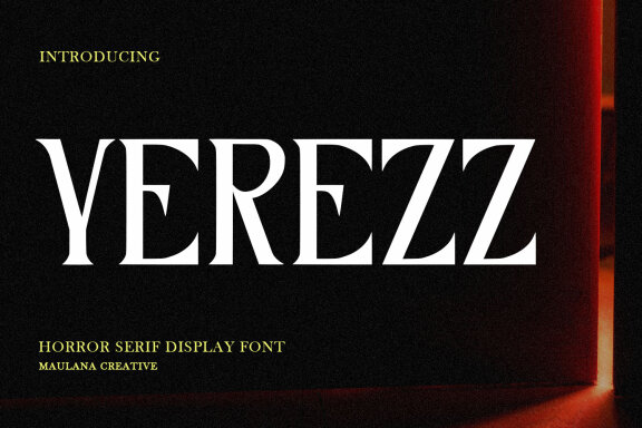 Yerezz Serif Display Font