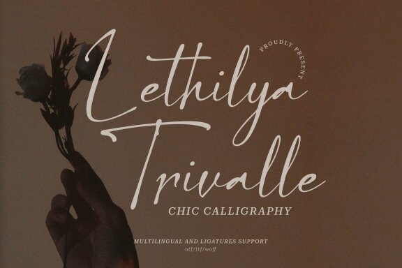 Lethilya Trivalle | Casual Chic Font