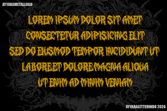 DEADLY | DEATH METAL FONT