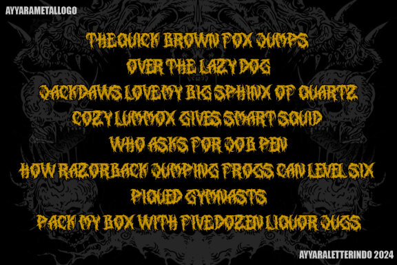 DEADLY | DEATH METAL FONT