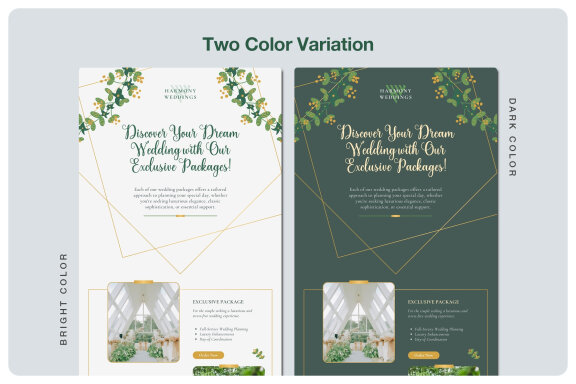 Wedding Organizer Email Newsletter