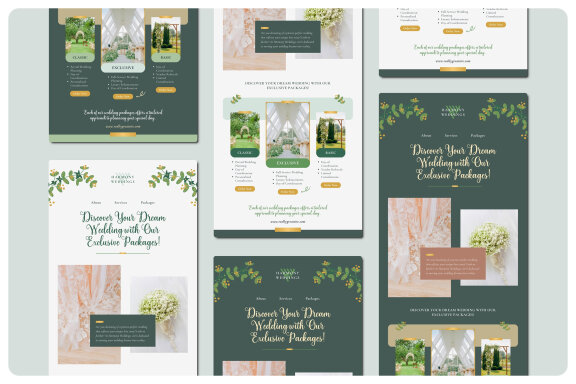 Wedding Marketing Email Newsletter