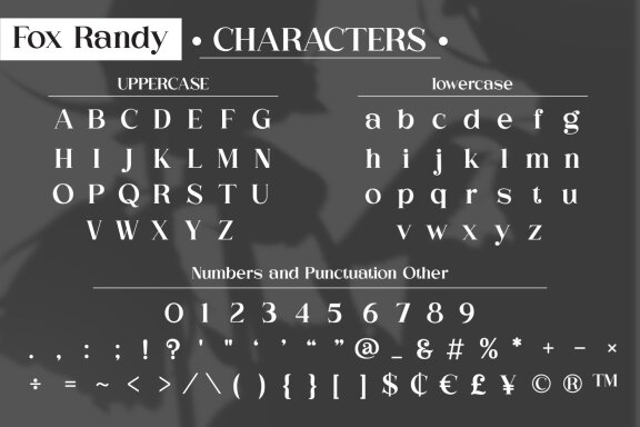 Fox Randy and Fox Magical Font Duo
