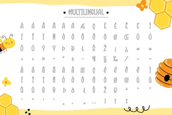 Fox Honey & Fox Honey Outline Fonts