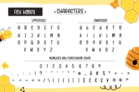 Fox Honey & Fox Honey Outline Fonts