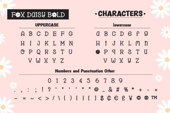 Fox Daisy Font