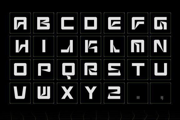 Feogra - Futuristic Font