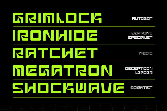 Feogra - Futuristic Font