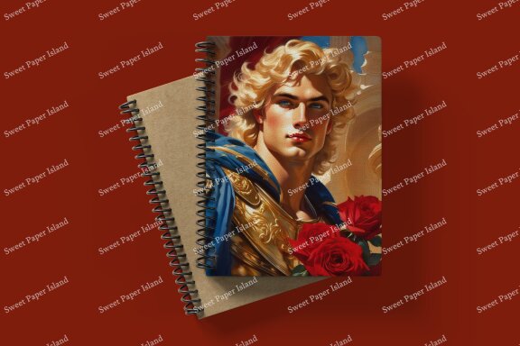 Mega Pack Of 15 Digital Papers - I Am Your Hero With Roses In Watercolor