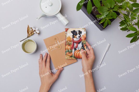 8 FREE Digital Papers - Dogs And Pumpkins