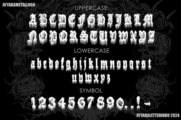 OLD BLOOD | DISPLAY TYPEFACE FONT