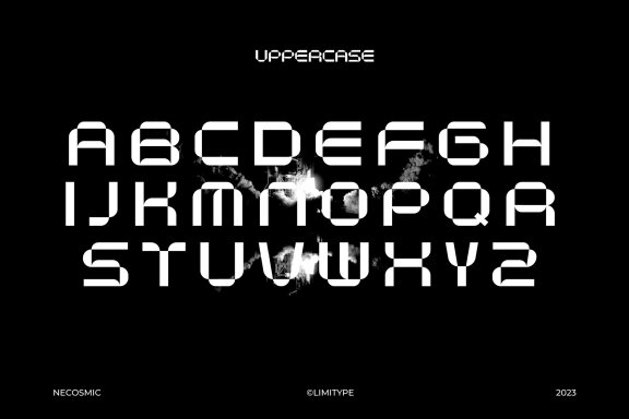 Necosmic - Futuristic Font