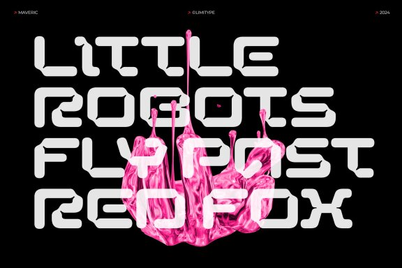 Maveric - Futuristic Font