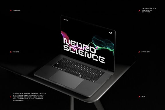 Maveric - Futuristic Font