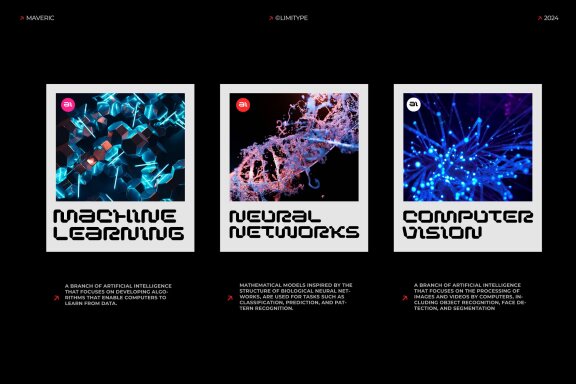 Maveric - Futuristic Font