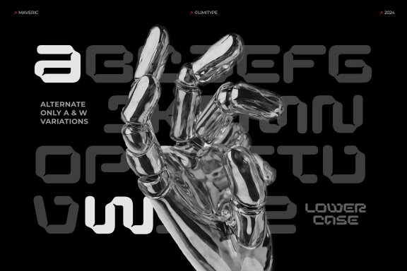 Maveric - Futuristic Font