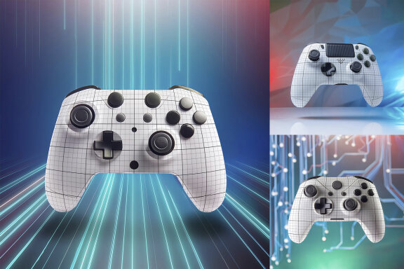 Game Controller joysticks Mockups