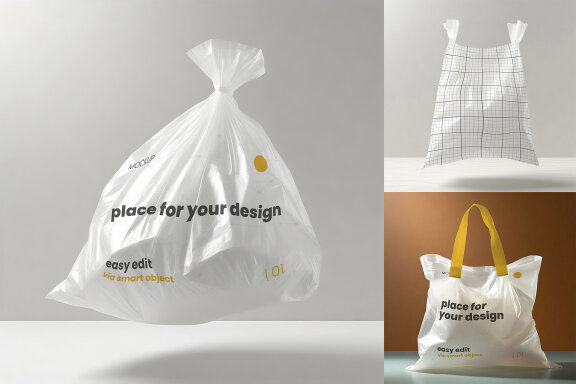 Plastic Bags Mockups