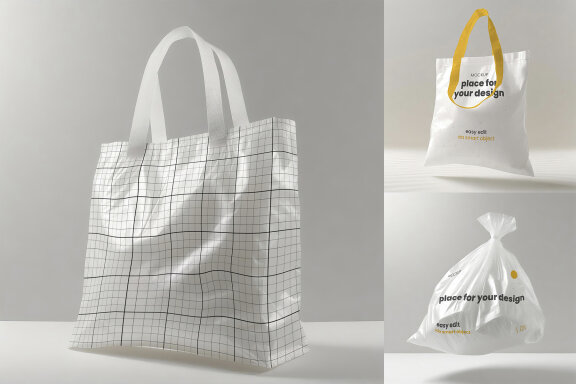 Plastic Bags Mockups
