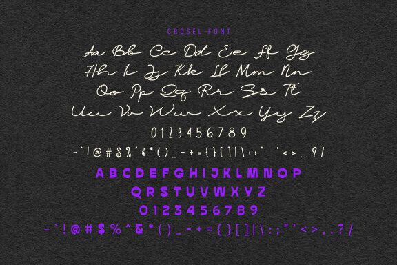 Crosel Font Duo