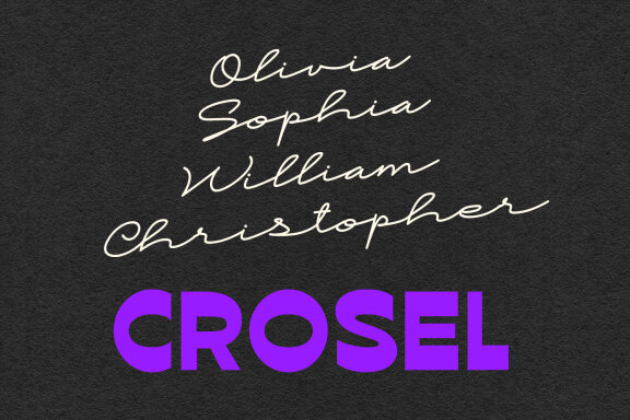Crosel Font Duo