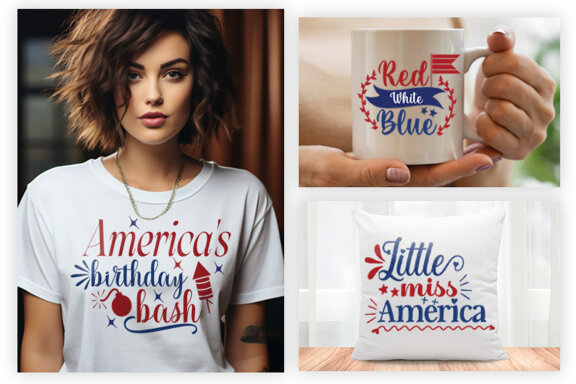 4th of July sublimation Bundle, 4th of July USA SVG Bundle