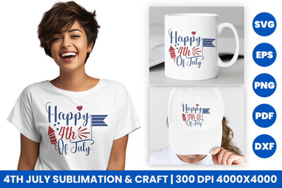 4th of July sublimation Bundle, 4th of July USA SVG Bundle