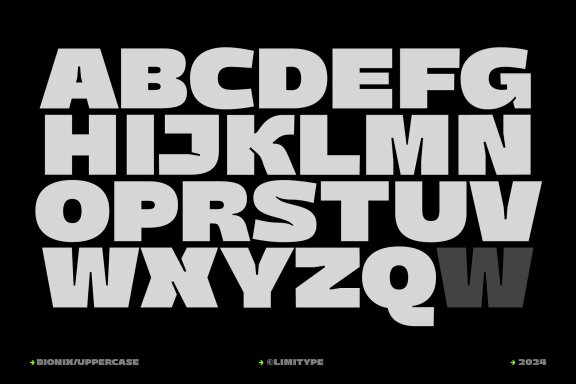 Bionix - Bold Font