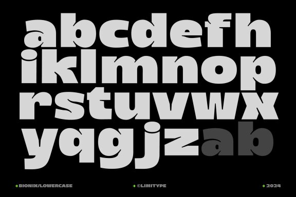Bionix - Bold Font