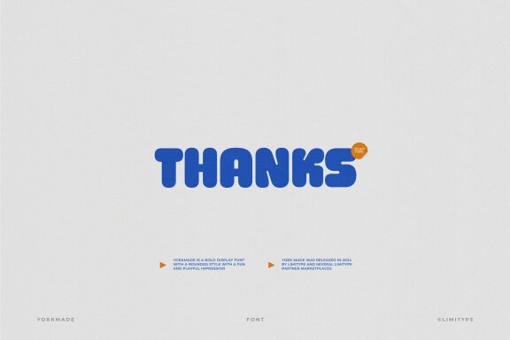 Yorkmade - Rounded Bold Font