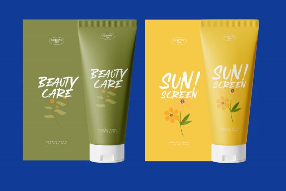 Grossie - Hand drawn brush Font