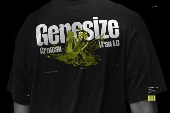Genesize Grotesk - Condensed Font