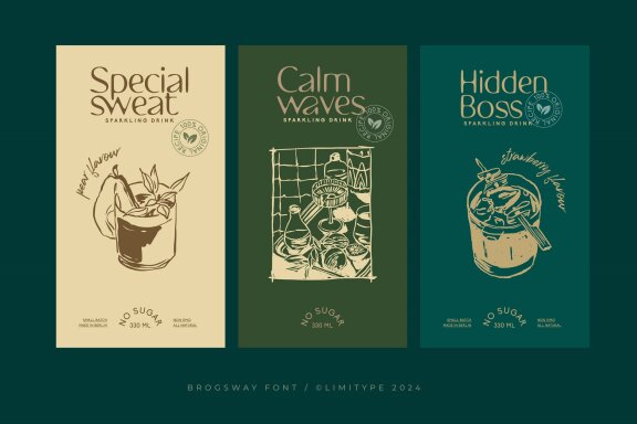 Brogsway - Vintage Handwritten Font