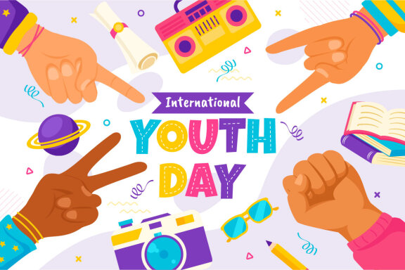 11 International Youth Day Illustration