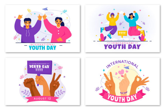 11 International Youth Day Illustration