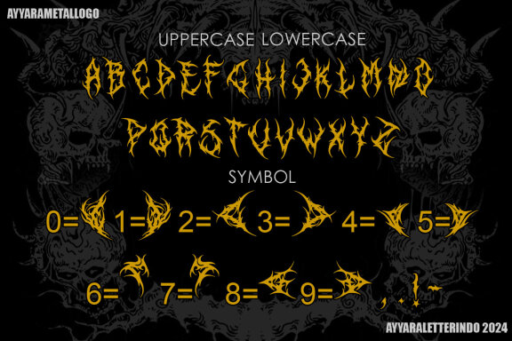 KRANGKENG | DEATH METAL FONT